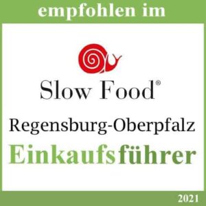 Logo des Slow Food Einkaufsführerfür Regensburg und die Oberpfalz