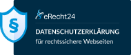 Prüfsiegel von eRecht24